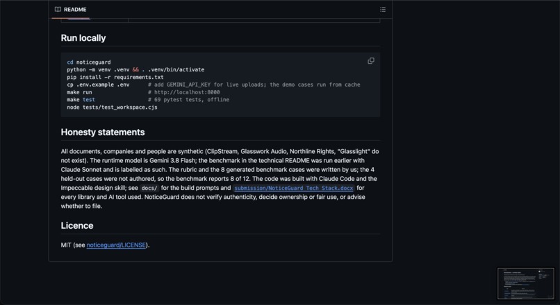 NoticeGuard – screenshot 2