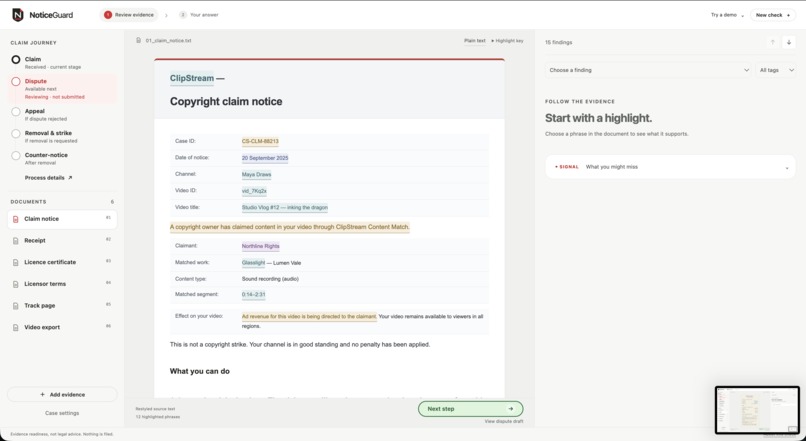 NoticeGuard – screenshot 4