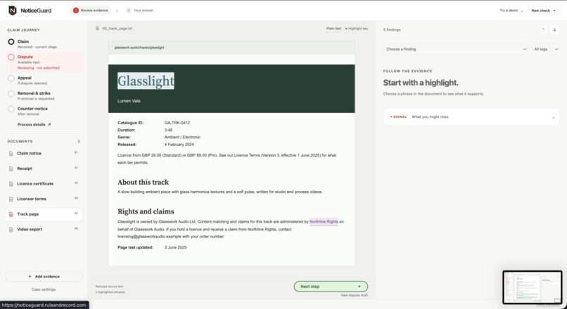 NoticeGuard – screenshot 5