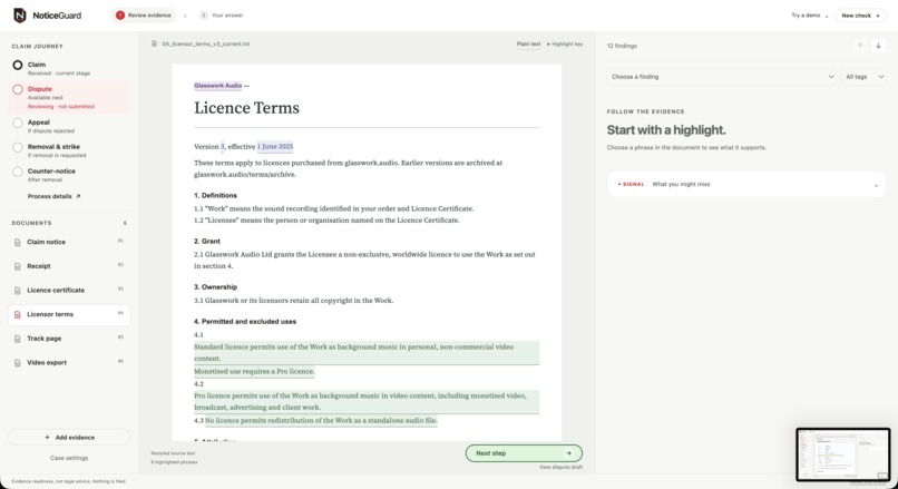 NoticeGuard – screenshot 8