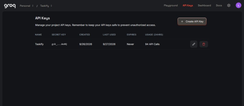 Taskify – screenshot 1