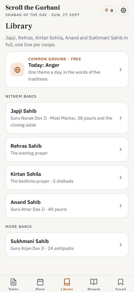 Scroll the Gurbani: Common Ground – screenshot 3