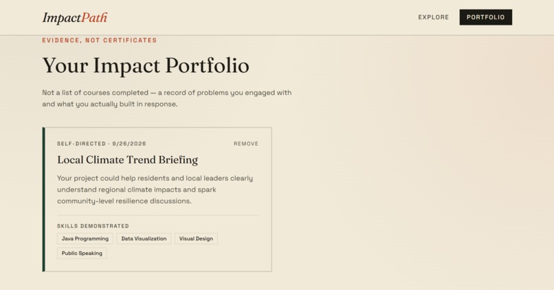 ImpactPath – screenshot 3