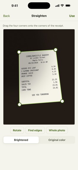 Local Receipts – screenshot 6