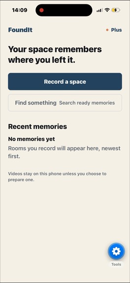 FoundIT – screenshot 1