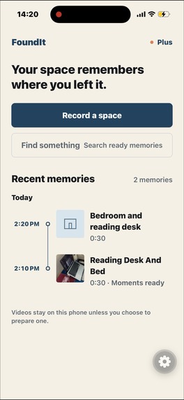 FoundIT – screenshot 2