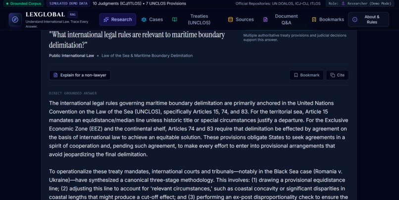 LEXGLOBAL – screenshot 2