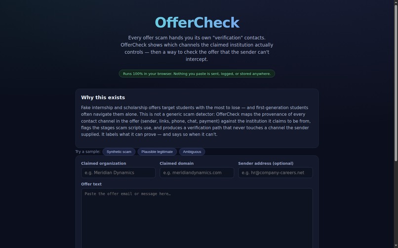 OfferCheck – screenshot 3