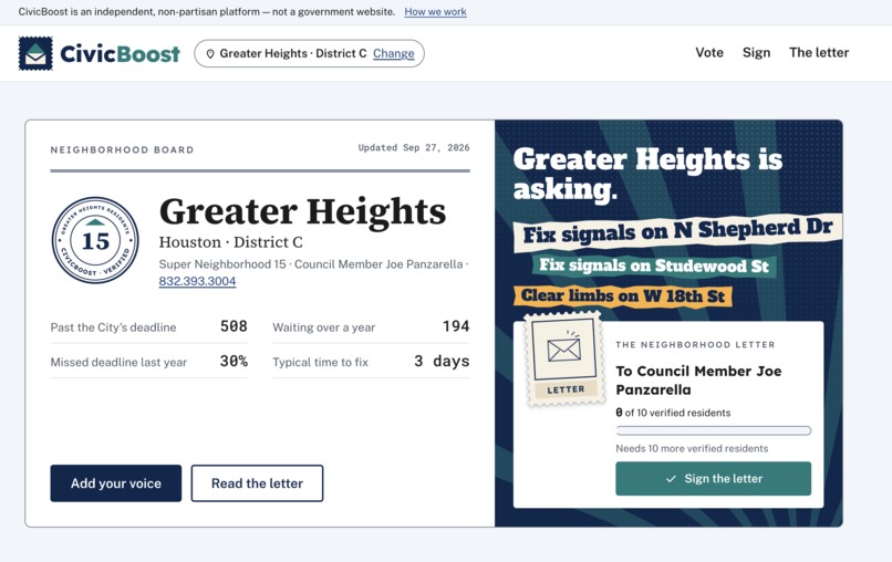 CivicBoost  – screenshot 3