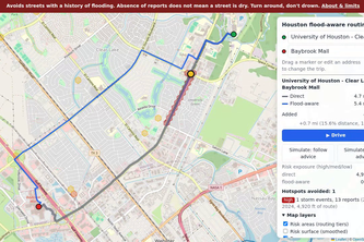 Flood Routes