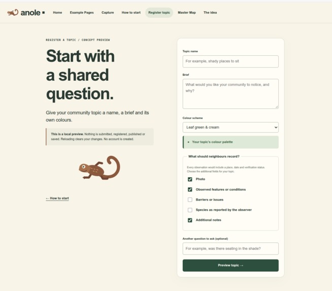 Anole Capturing App – screenshot 4
