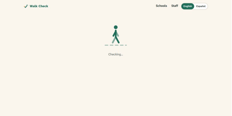 WalkCheck - Where to Cross After Houston's School Closures – screenshot 1