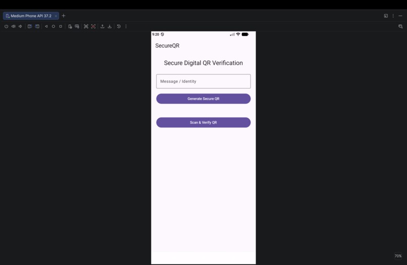 SecureQR – Secure One-Time QR Verification – screenshot 2