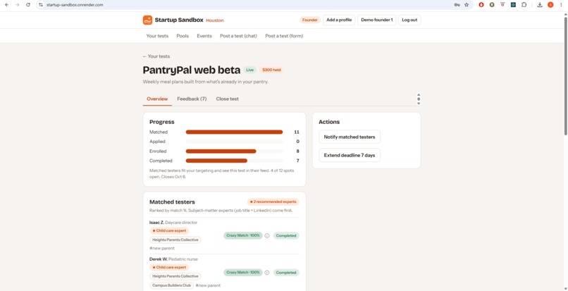 Startup Sandbox - SM – screenshot 4