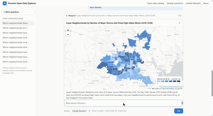 Houston Open Data Explorer – screenshot 1