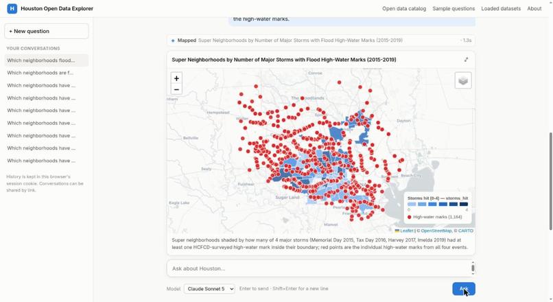 Houston Open Data Explorer – screenshot 3