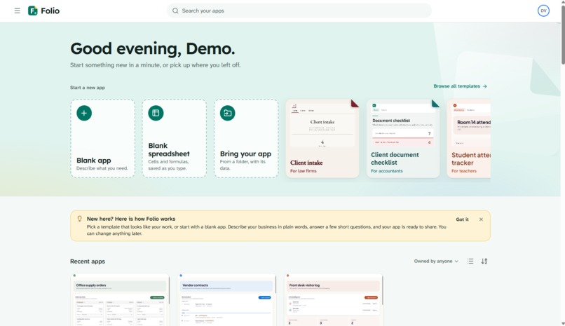 Folio  – screenshot 1