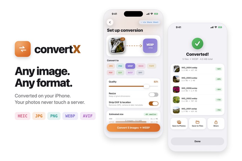 convertX - Image Converter – screenshot 1