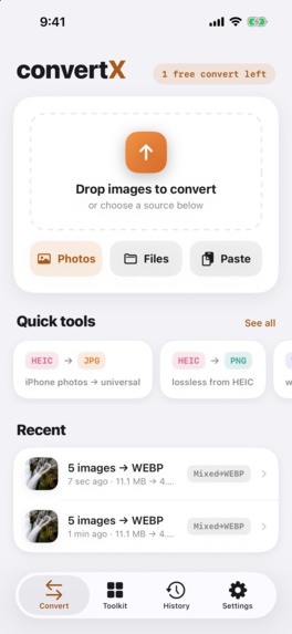 convertX - Image Converter – screenshot 10
