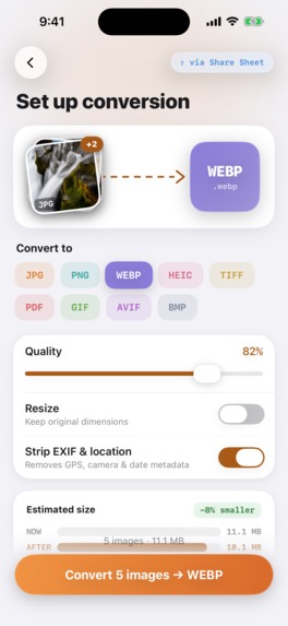 convertX - Image Converter – screenshot 11