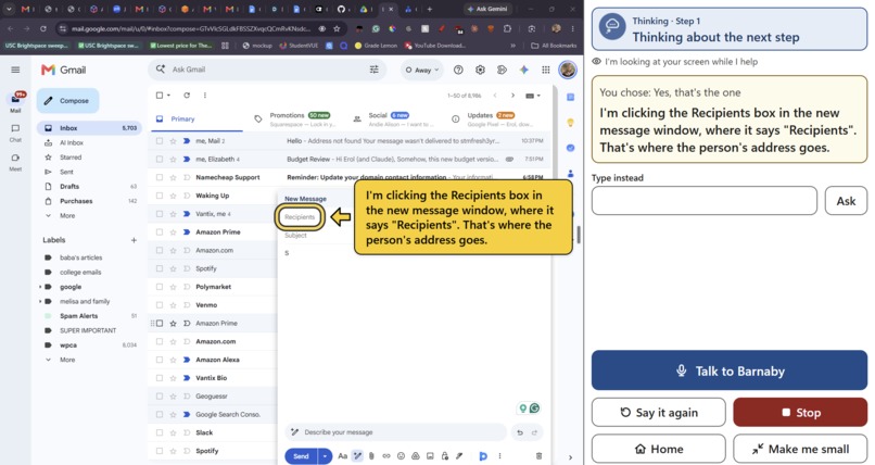 Barnaby: Assistive Computer Help – screenshot 1