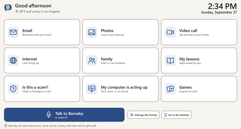 Barnaby: Assistive Computer Help – screenshot 2