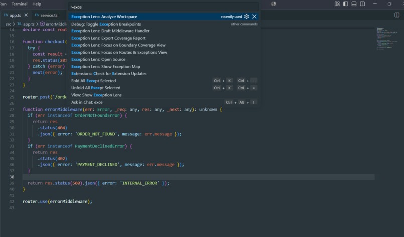 Exception Lens – screenshot 3