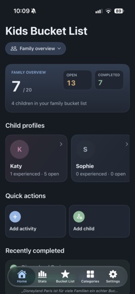 Kids Bucket List – screenshot 5