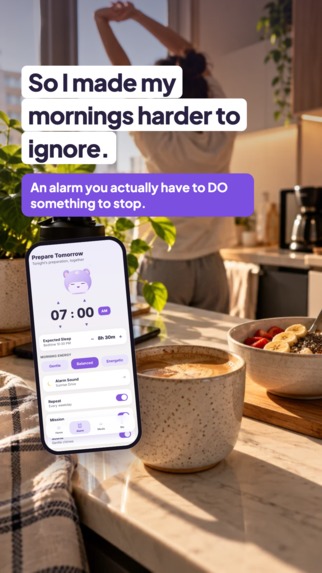 Pufo - Smart Alarm & AI meal tracker – screenshot 6