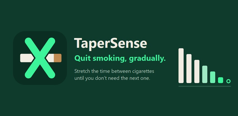 TaperSense: Habit-Pacing & Quit Smoking Tracker – screenshot 1
