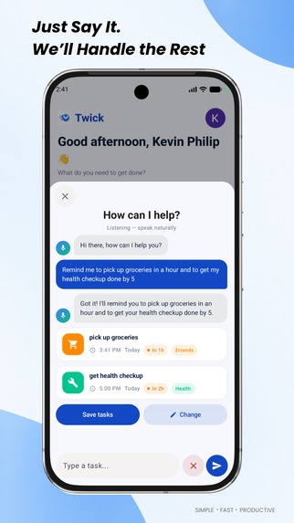 Twick: Smart Reminders – screenshot 2