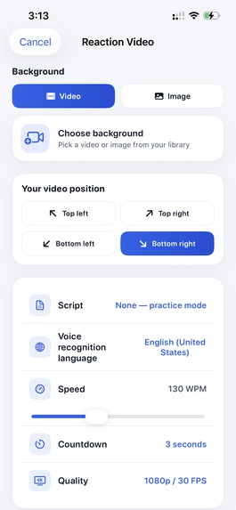 Voptera: Voice Teleprompter – screenshot 8