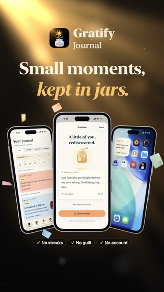 Gratify: Daily Journal & Diary – screenshot 1