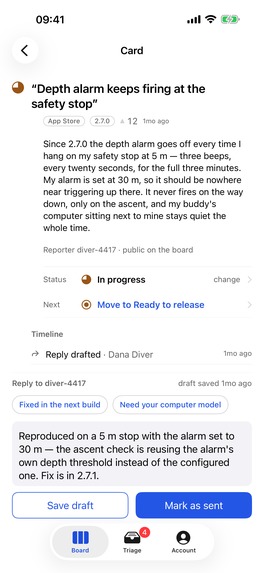 FeedbackThread: Triage Board – screenshot 6