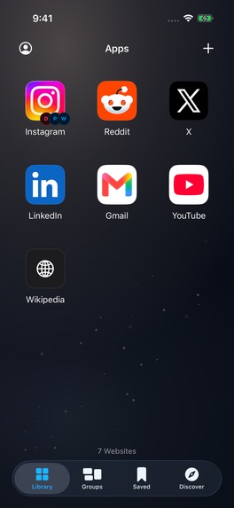 Lite — A lighter home for your web apps – screenshot 8