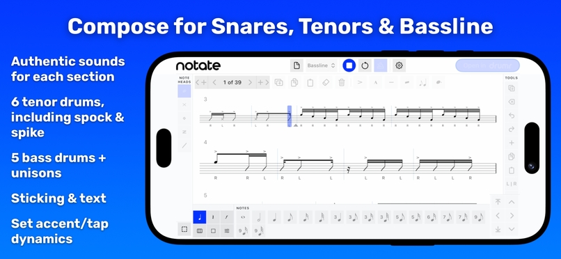 Drumr Notate - Write it. Hear it. Share it. – screenshot 11