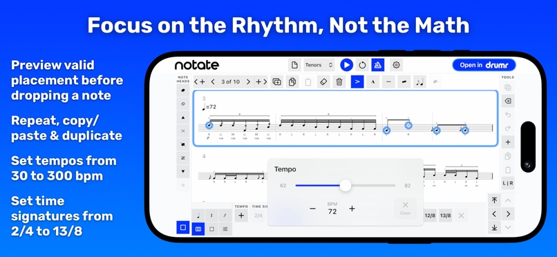 Drumr Notate - Write it. Hear it. Share it. – screenshot 12