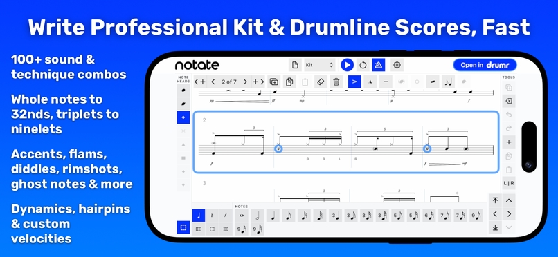 Drumr Notate - Write it. Hear it. Share it. – screenshot 10