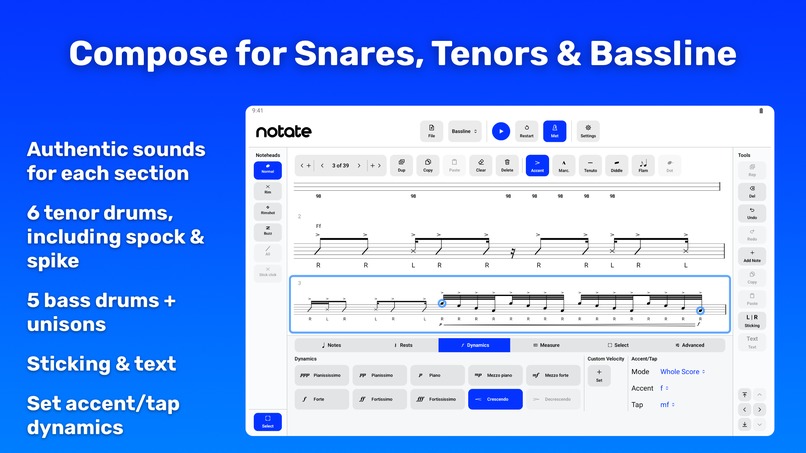 Drumr Notate - Write it. Hear it. Share it. – screenshot 6