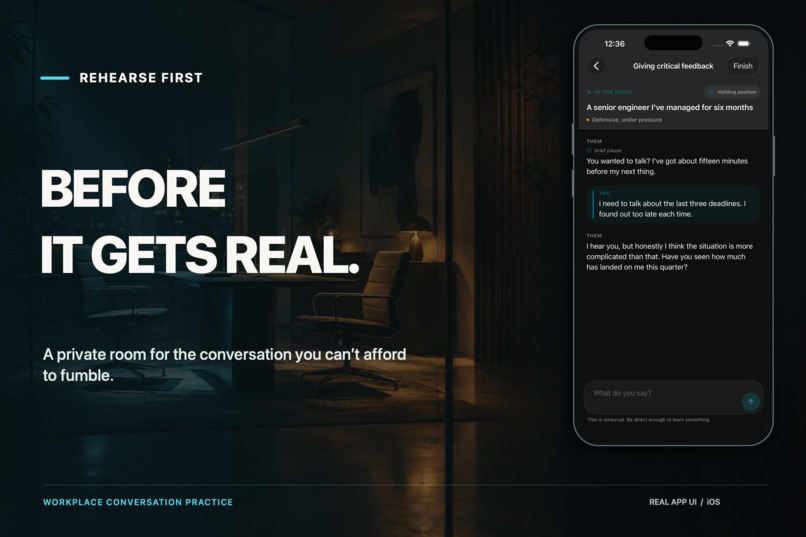 Rehearse First – screenshot 1