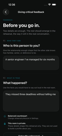 Rehearse First – screenshot 3