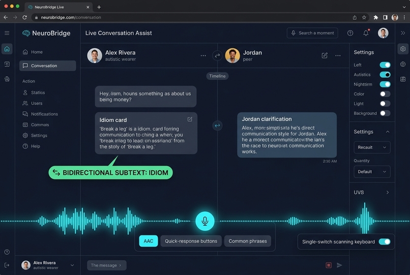 NeuroBridge: LifeConnect & SocialOrbit – screenshot 1