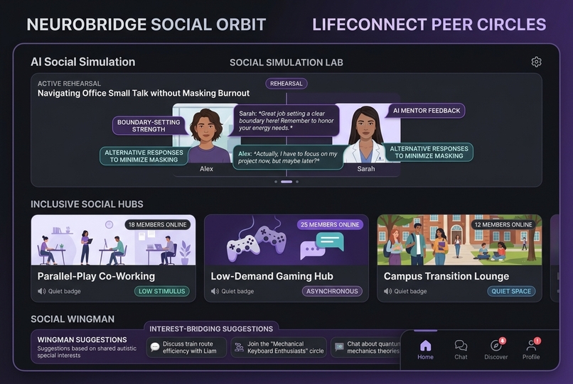 NeuroBridge: LifeConnect & SocialOrbit – screenshot 4