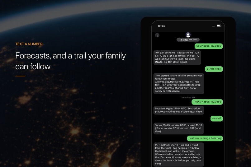 WildWire: AI by SMS – screenshot 3