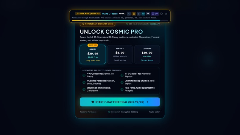 COSMIC AI: 11-D Quantum Lattice – screenshot 4