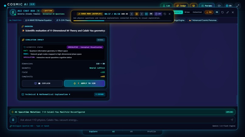 COSMIC AI: 11-D Quantum Lattice – screenshot 8