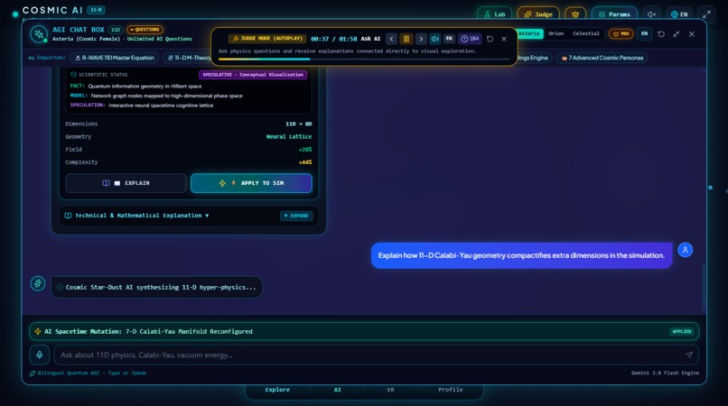 COSMIC AI: 11-D Quantum Lattice – screenshot 13
