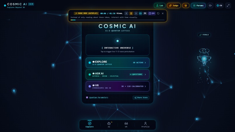 COSMIC AI: 11-D Quantum Lattice – screenshot 14