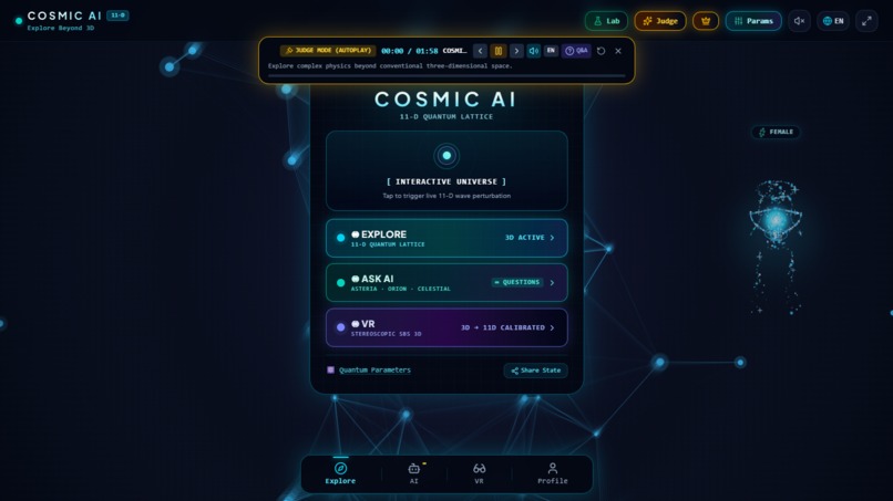 COSMIC AI: 11-D Quantum Lattice – screenshot 15