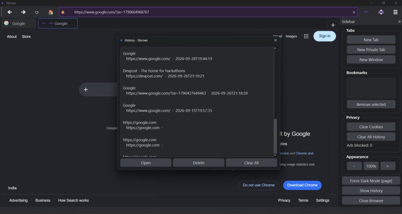 SBrows – screenshot 3